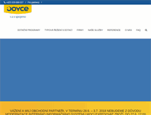 Tablet Screenshot of joyce-energie.cz